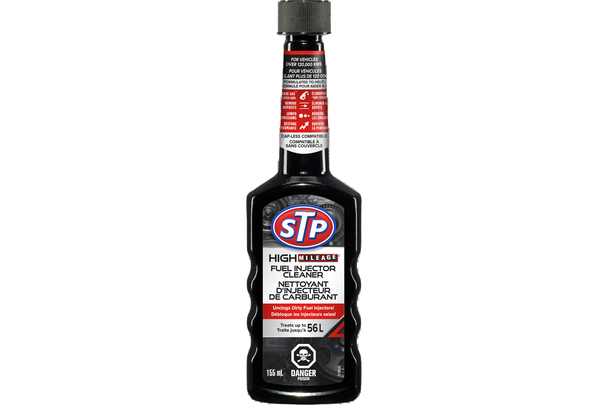 STP High Mileage Fuel Injector Cleaner 155mL